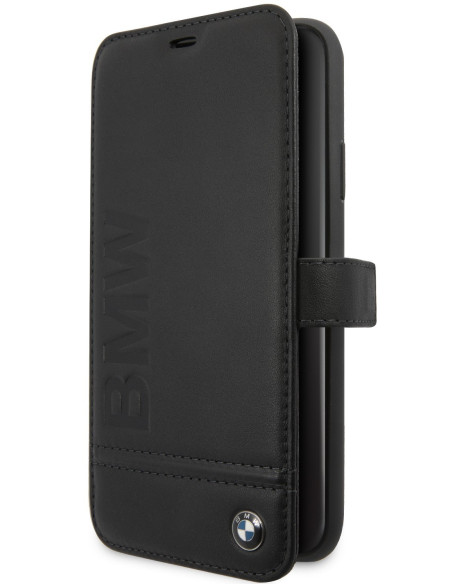 BMW funda SIGNATURE IPhone 12 MINI piel NEGRO