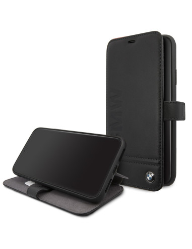 BMW funda SIGNATURE IPhone 12 MINI piel NEGRO