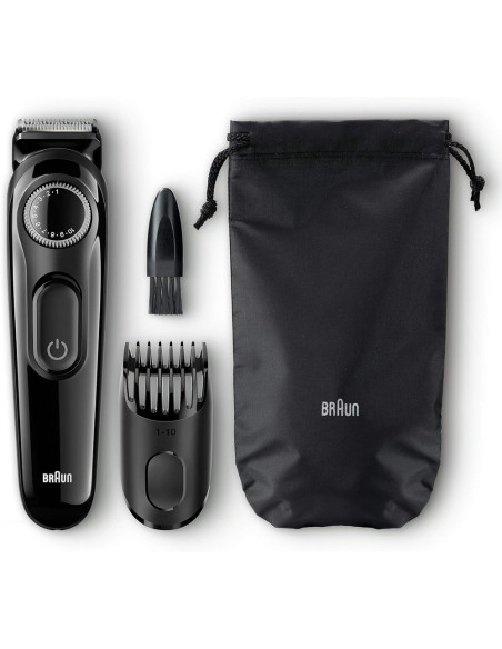 BRAUN CORTABARBAS BT3000 CON BATERIA 2 ACCESORIOS