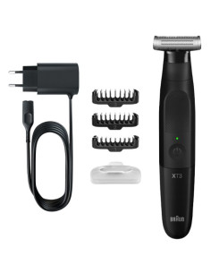 BRAUN RECORTADORA XT3100 CON BATERIA 3 ACCESORIOS 2
