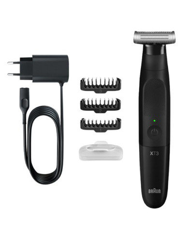 BRAUN RECORTADORA XT3100 CON BATERIA 3 ACCESORIOS