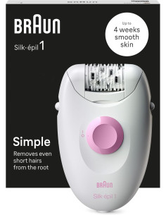 BRAUN SILK EPIL 1-010 DEPILADORA  CON CABLE 2
