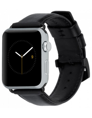 CASE-MATE CORREA PIEL APPLE WATCH 42/44/45mm NEGRO