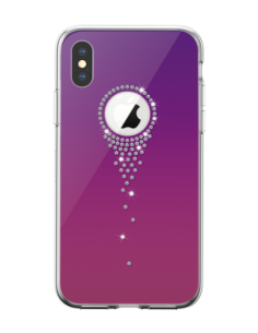 DEVIA CARCASA ANGEL TEARS SWAROVSKI IPHONE X/XS LILA