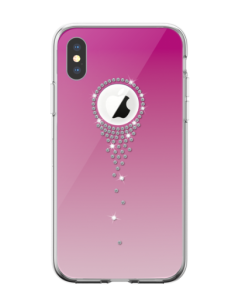 DEVIA CARCASA ANGEL TEARS SWAROVSKI IPHONE XS MAX ROSA
