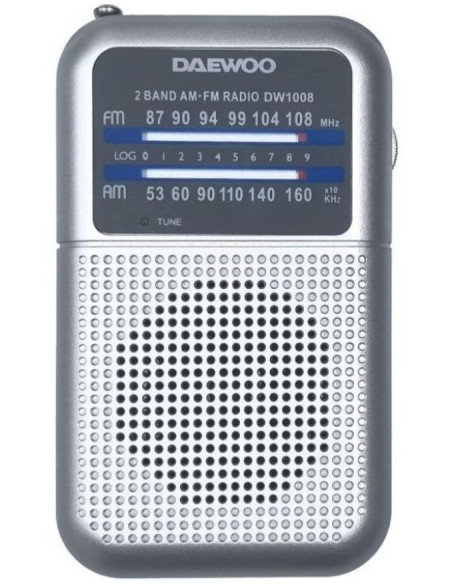 DAEWOO RADIO PORTATIL DW1008 PLATA