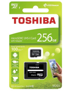 TOSHIBA TARJETA MEMORIA EXCERIA M203 MICROSDXC 256GB