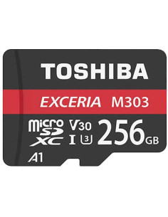 TOSHIBA TARJETA MEMORIA EXCERIA M303 MICROSDXC 256GB 4K 2