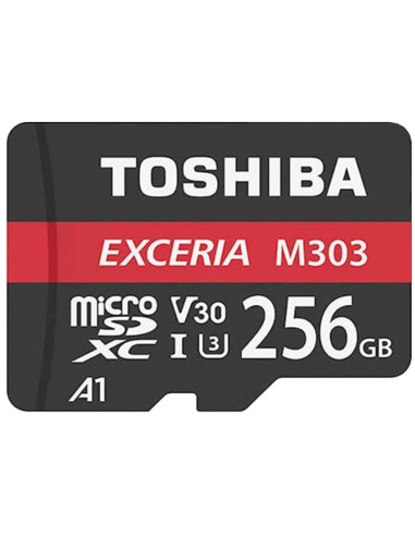 TOSHIBA TARJETA MEMORIA EXCERIA M303 MICROSDXC 256GB 4K