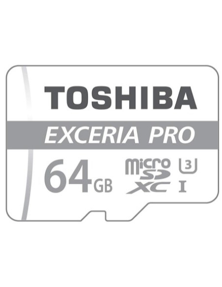 TOSHIBA TARJETA MEMORIA EXCERIA PRO M401 MICROSDXC 64GB 4K