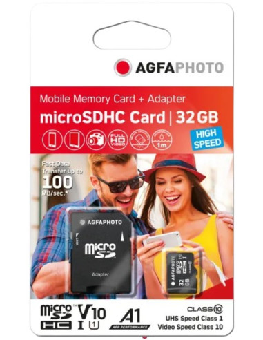 AGFAPHOTO TARJETA MEMORIA MICROSDHC 32GB