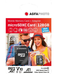 AGFAPHOTO TARJETA MEMORIA MICROSDXC 128GB