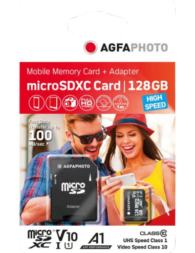 AGFAPHOTO TARJETA MEMORIA MICROSDXC 128GB
