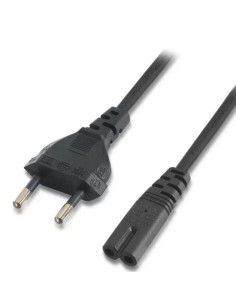 AISENS CABLE ALIMENTACIÓN FORMA 8 HASTA 1500W 1,5m
