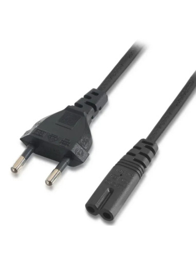 AISENS CABLE ALIMENTACIÓN FORMA 8 HASTA 1500W 1,5m