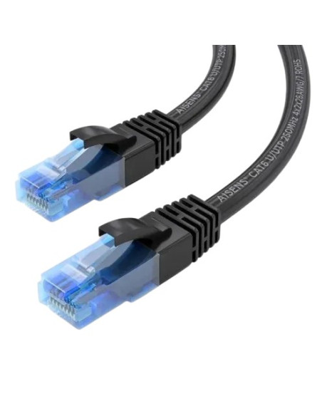 AISENS CABLE RED RJ45 A135-0843 CAT.6/ 1m/ NEGRO