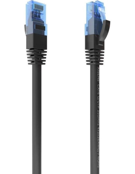 AISENS CABLE RED RJ45 A135-0843 CAT.6/ 1m/ NEGRO