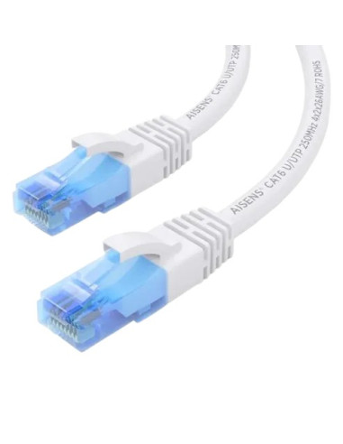 AISENS CABLE RED RJ45 AWG26 CAT.6/ 2m/ BLANCO