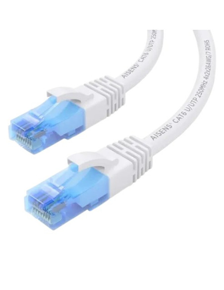 AISENS CABLE RED RJ45 AWG26 CAT.6/ 2m/ BLANCO