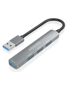 AISENS HUB 4xUSB 3.0 GRIS
