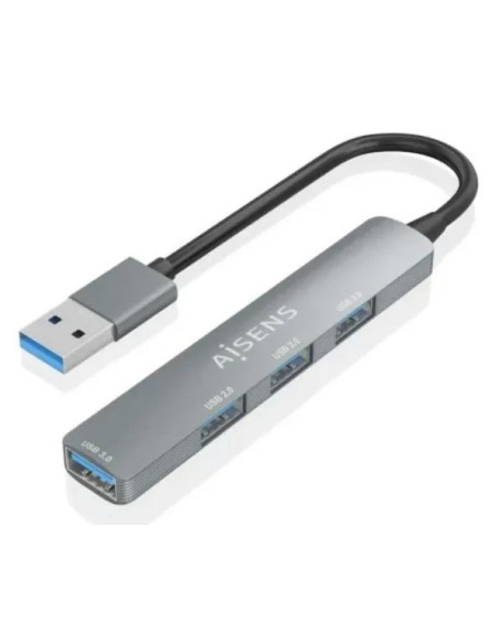 AISENS HUB 4xUSB 3.0 GRIS
