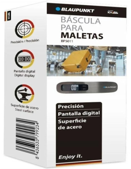 BLAUPUNKT BÁSCULA DE MALETAS GRIS