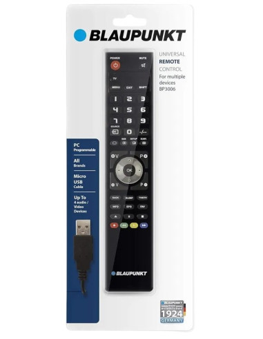 BLAUPUNKT MANDO TV 4 EN 1 NEGRO