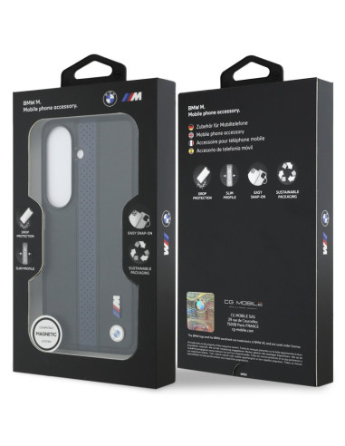 BMW CARCASA MAGNETIC BLUE STRIPE SAMSUNG S26 ULTRA NEGRO