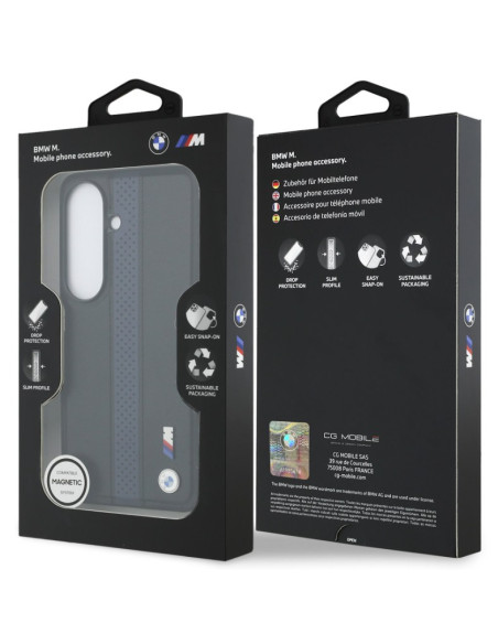 BMW CARCASA MAGNETIC BLUE STRIPE SAMSUNG S26 ULTRA NEGRO