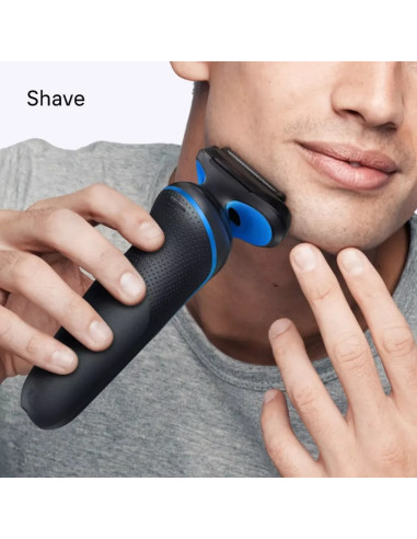 BRAUN AFEITADORA 52-B7000CC + BASE SMART CARE/ RESISTENTE AL AGUA
