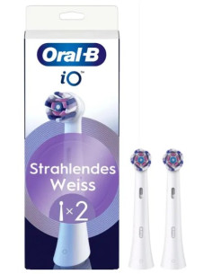 BRAUN CABEZAL CEPILLO DE DIENTES ORAL-B iO RADIANT WHITE / 2 UNIDADES