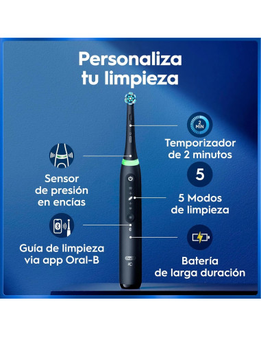 BRAUN CEPILLO DE DIENTES ORAL-B iO 5/ ESTUCHE NEGRO
