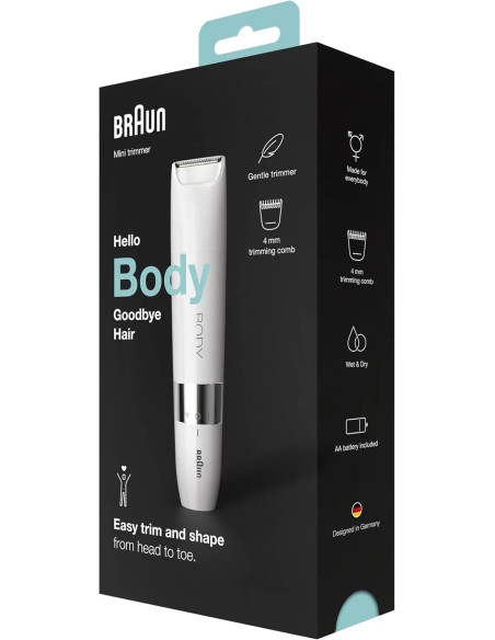 BRAUN MINI AFEITADORA CORPORAL BS1000