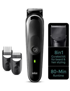 BRAUN RECORTADORA MGK3440 CON BATERIA 8 ACCESORIOS