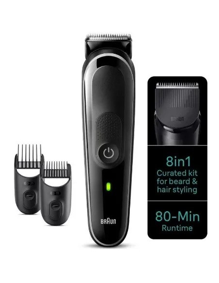 BRAUN RECORTADORA MGK3440 CON BATERIA 8 ACCESORIOS