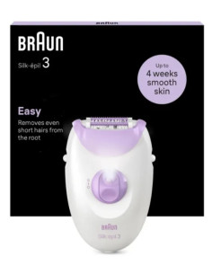 BRAUN SILK EPIL 3 DEPILADORA  / RODILLO MASAJE / SMARTLIGHT