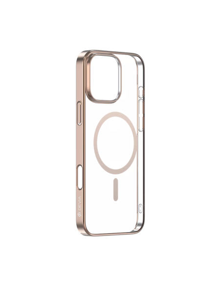 DEVIA CARCASA GLIMMER MAGSAFE IPHONE 16 PRO MAX DORADO
