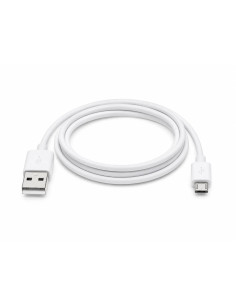 CABLE USB A - MICRO USB 30cm BLANCO (SIN CAJA)