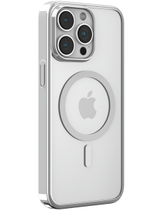 DEVIA CARCASA GLIMMER MAGSAFE IPHONE 16 PRO PLATA