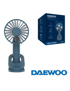 DAEWOO VENTILADOR MANO / RECARGABLE / 5W AZUL
