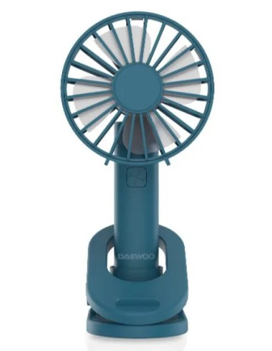DAEWOO VENTILADOR MANO / RECARGABLE / 5W AZUL