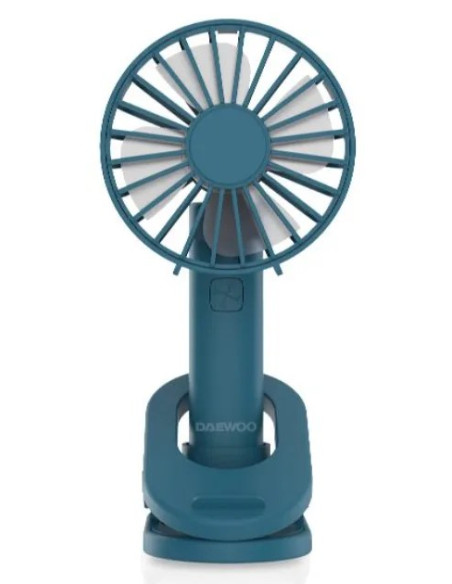 DAEWOO VENTILADOR MANO / RECARGABLE / 5W AZUL