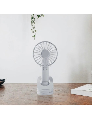 DAEWOO VENTILADOR MANO / RECARGABLE / 5W BLANCO