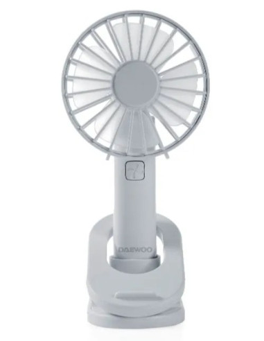 DAEWOO VENTILADOR MANO / RECARGABLE / 5W BLANCO