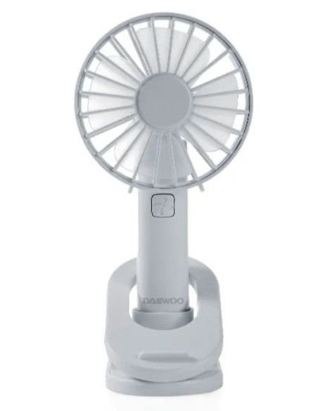 DAEWOO VENTILADOR MANO / RECARGABLE / 5W BLANCO