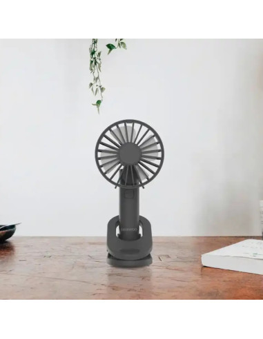 DAEWOO VENTILADOR MANO / RECARGABLE / 5W NEGRO