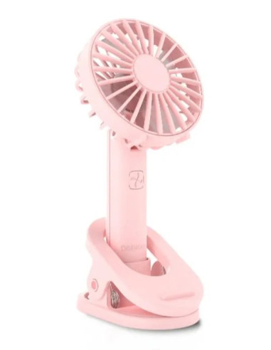 DAEWOO VENTILADOR MANO / RECARGABLE / 5W ROSA