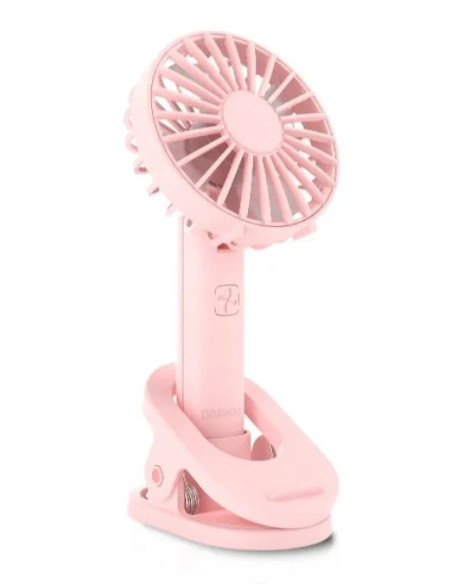 DAEWOO VENTILADOR MANO / RECARGABLE / 5W ROSA