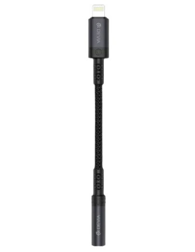 DEVIA ADAPTADOR IPURE LIGHTNING - JACK 3.5mm NEGRO