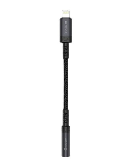 DEVIA ADAPTADOR IPURE LIGHTNING - JACK 3.5mm NEGRO